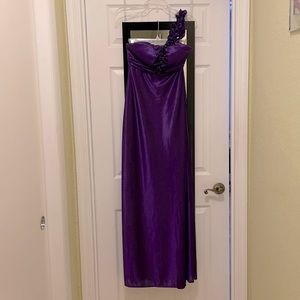 Small dark purple formal dress